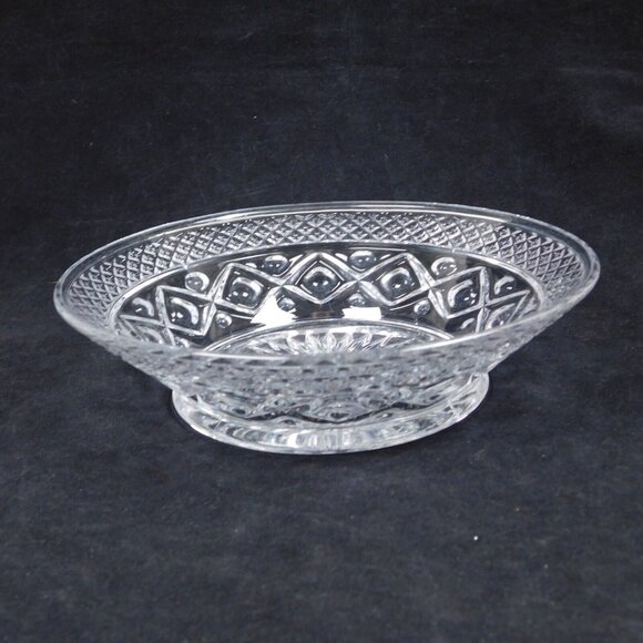 2 Imperial Glass Cape Cod Clear Flared Bowl 6.75" Pressed Cereal Soup Serving - Picture 3 of 12